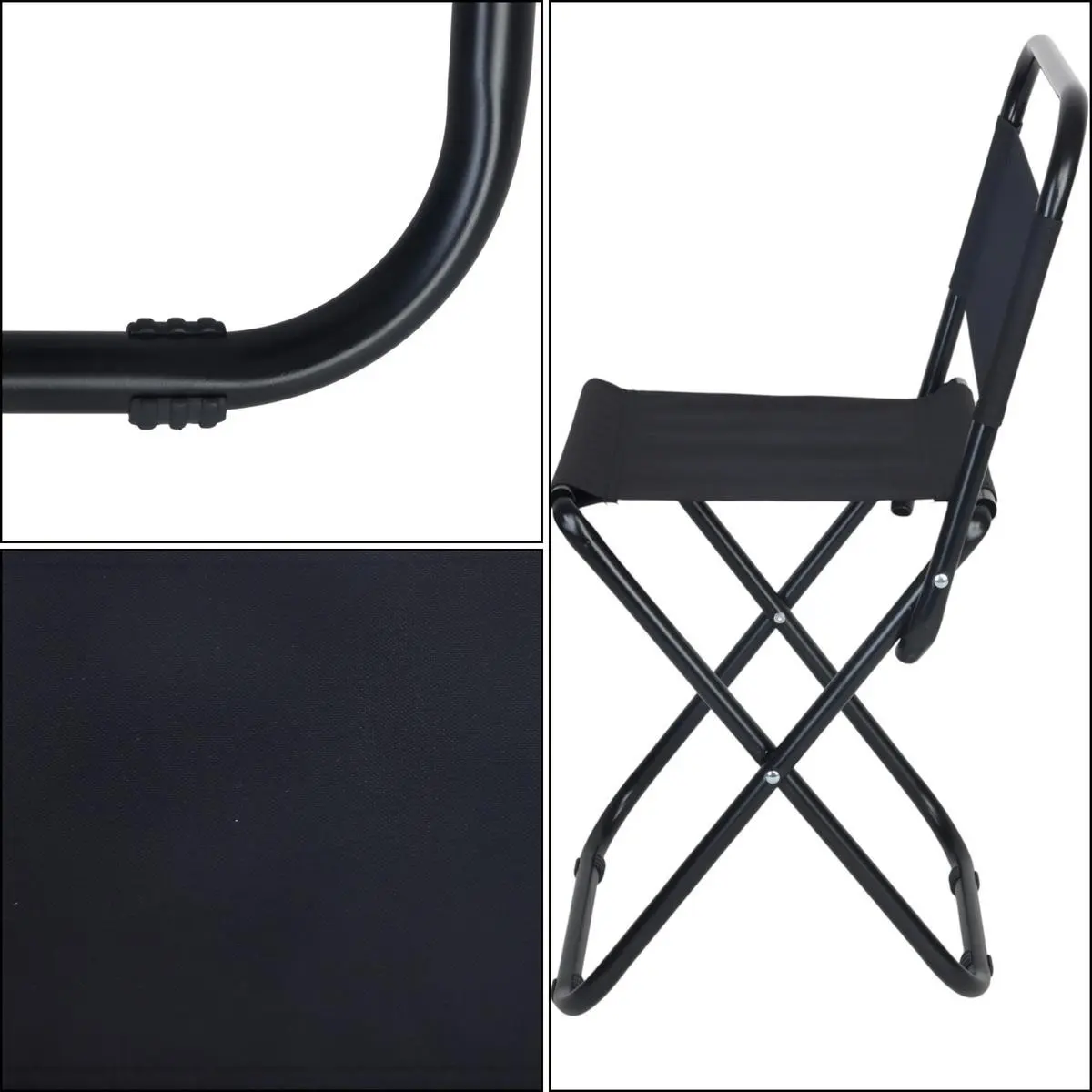 Scaun pliabil Enero Camp 1078205 (Black) - 3