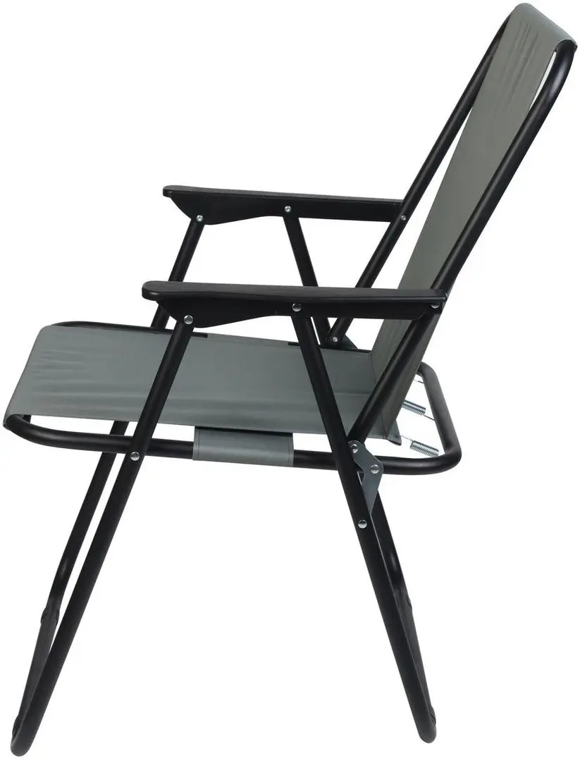 Стул складной Enero Camp 1032573 52x44x75 (Grey/Black) - 2