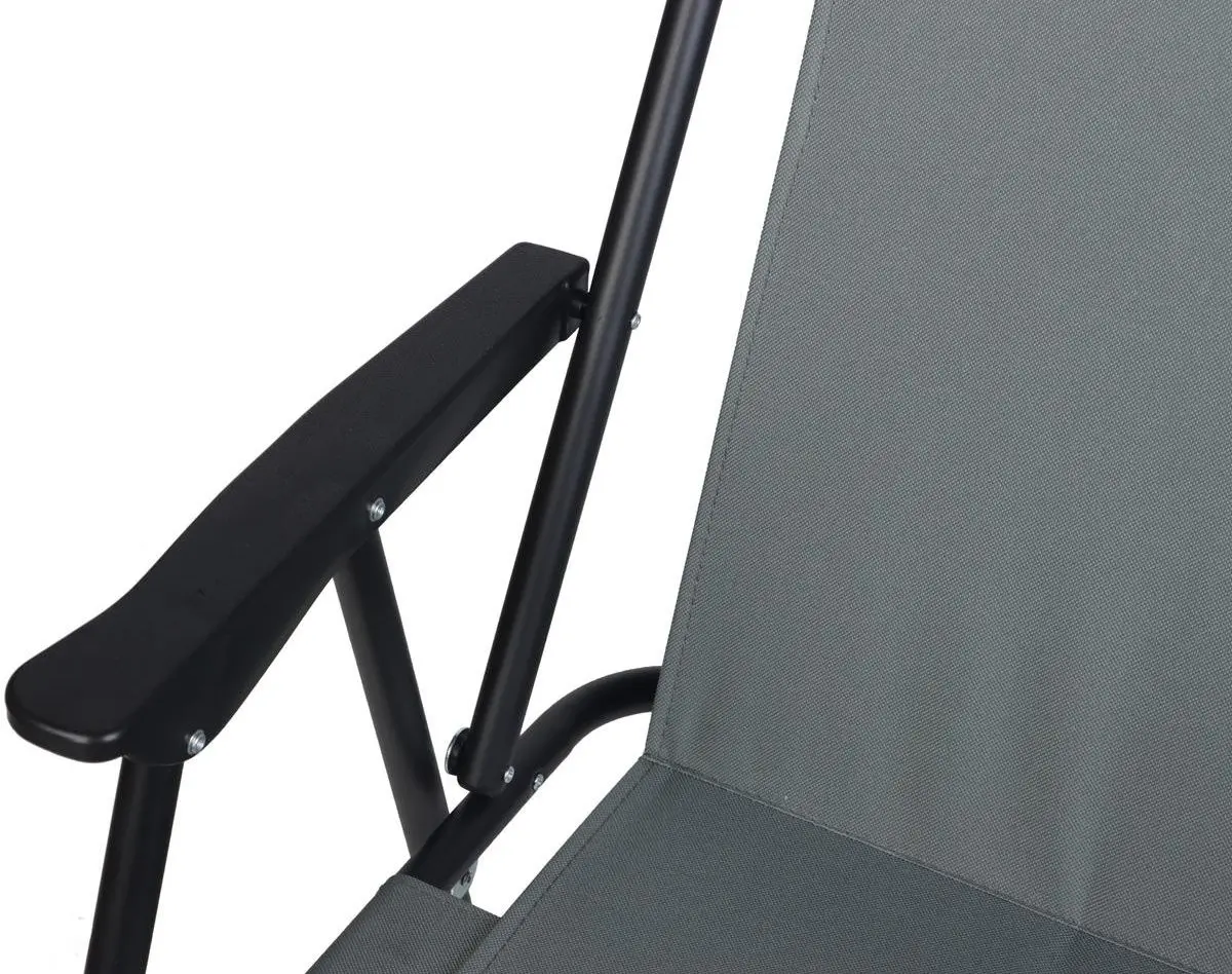 Стул складной Enero Camp 1032573 52x44x75 (Grey/Black) - 6