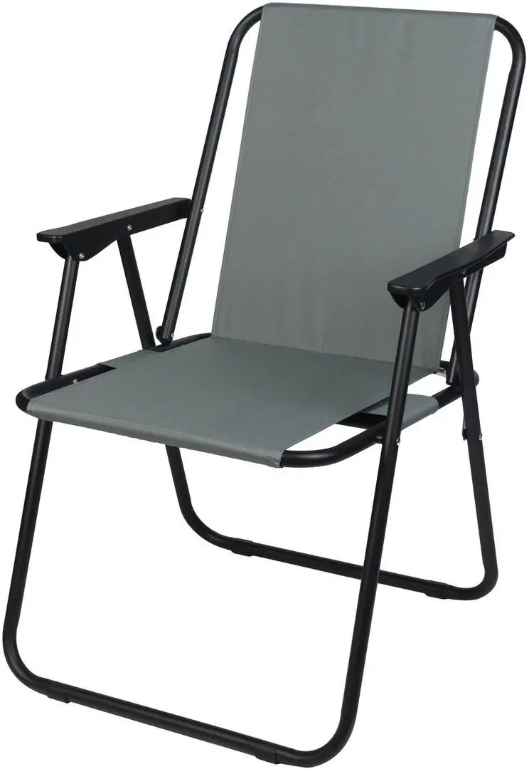 Стул складной Enero Camp 1032573 52x44x75 (Grey/Black) - 9