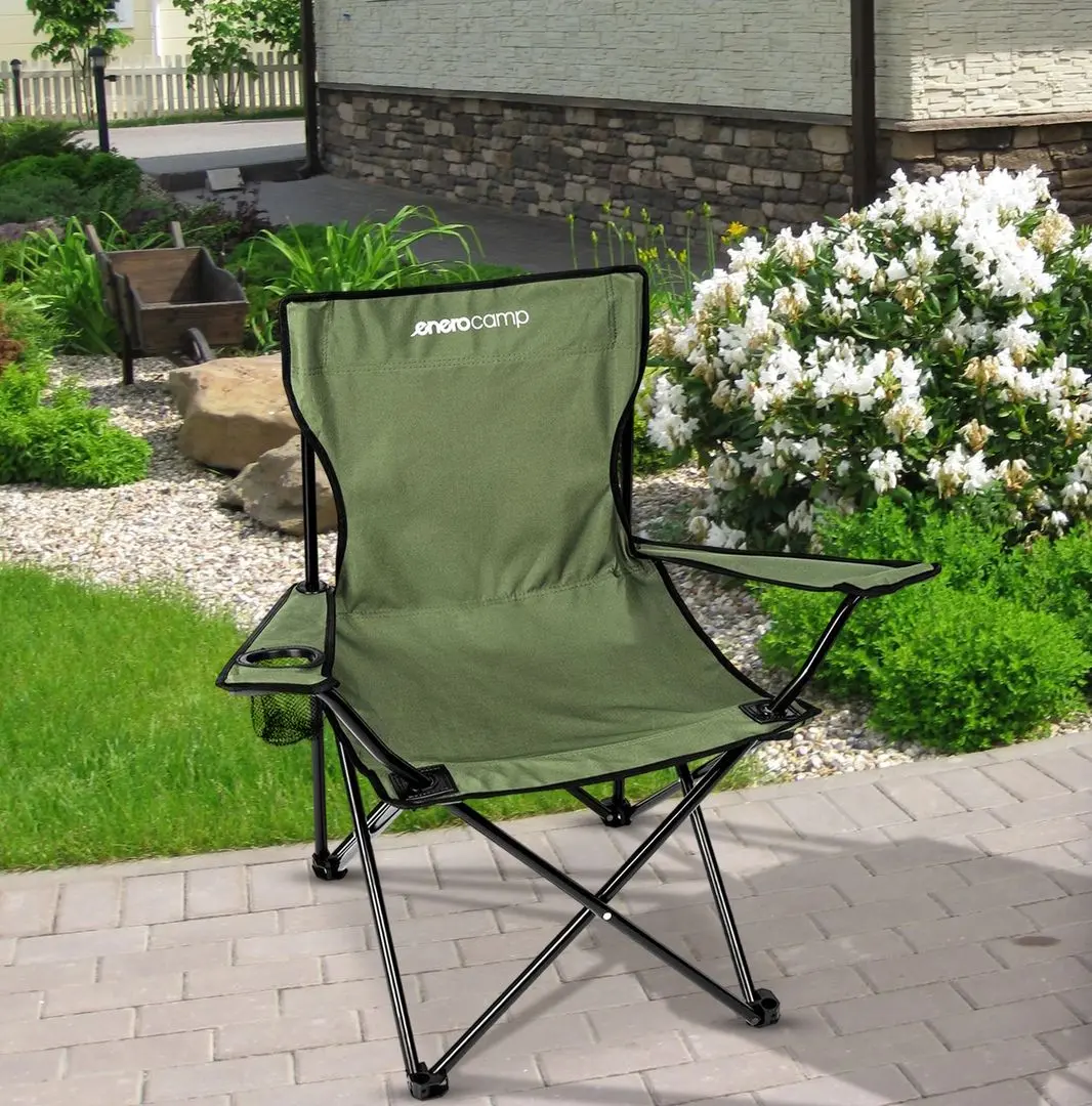 Scaun pliant Enero Camp 1055152 50x50x80 (Green)