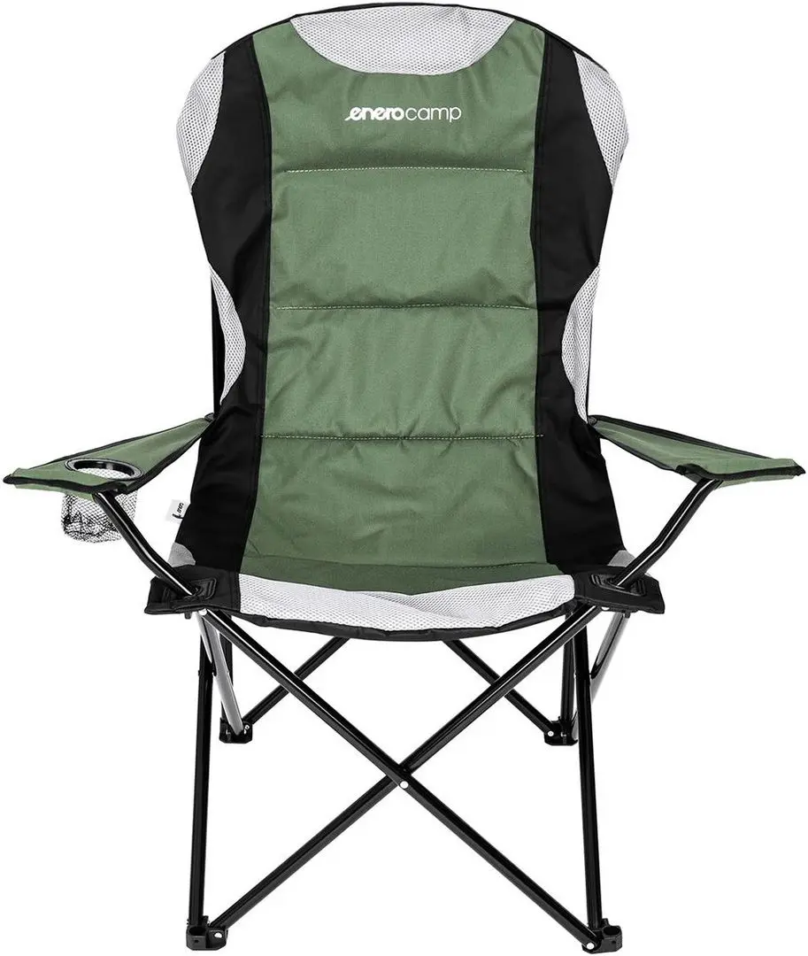 Стул складной Enero Camp Lux 1032511 (Green/Black) - 3