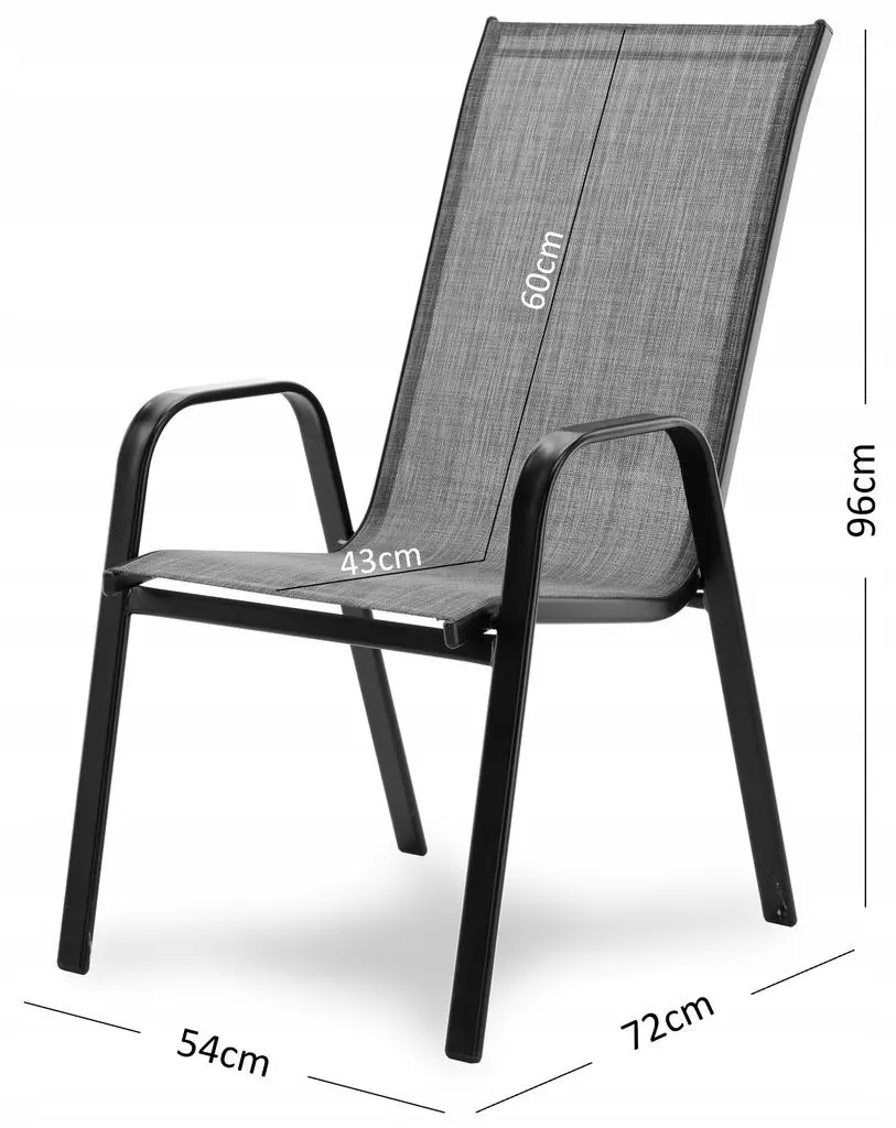 Set scaune GardenLine NEO3678 (Brown/Black)