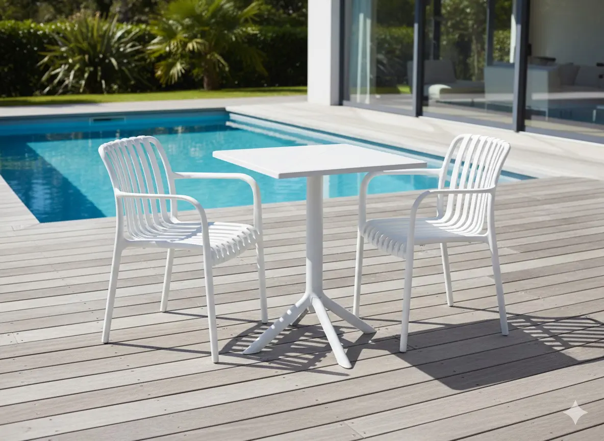 Scaun de gradina GardenLine FAT8656 (White) - 4