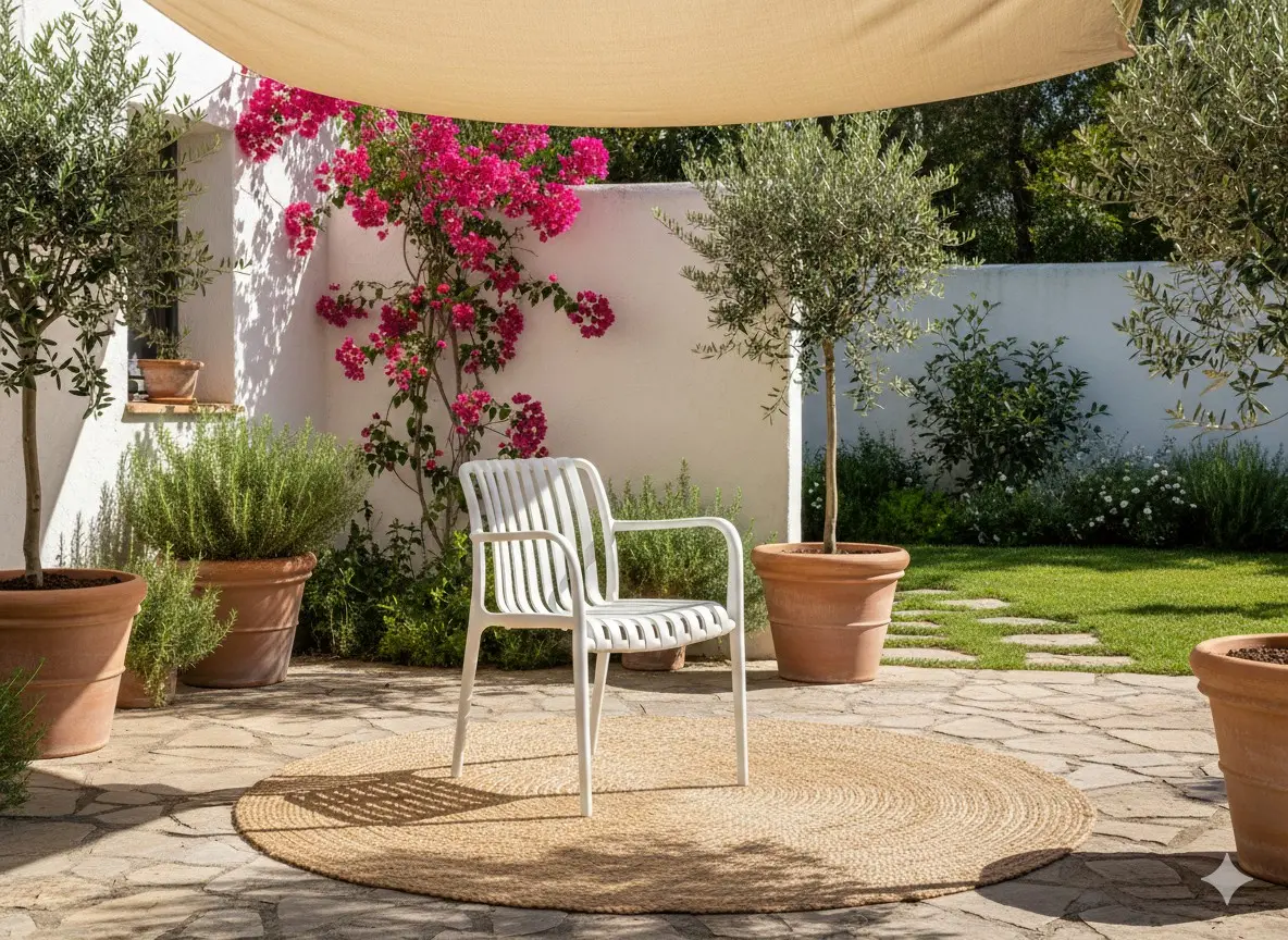 Scaun de gradina GardenLine FAT8656 (White)