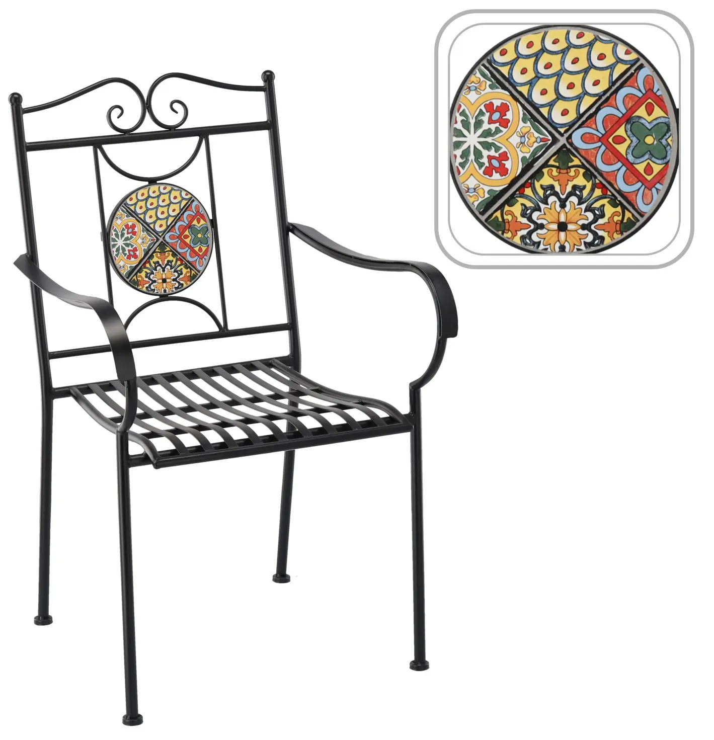 Стул GardenLine MOZ8178 (Black) - 3