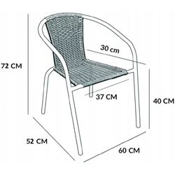 Стул GardenLine NEO6983 (Grey) Thumb