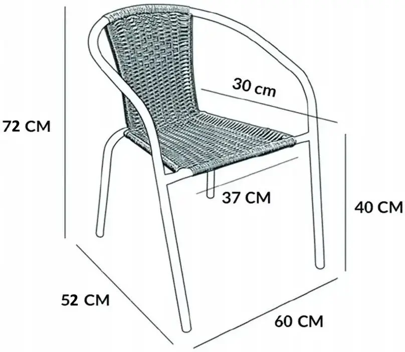 Стул GardenLine NEO6983 (Grey) - 7