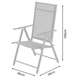 Стул складной GardenLine TIH3491 (Grey) Thumb