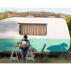 Scaun pliant GardenLine ZUM1015 (Brown) Thumb