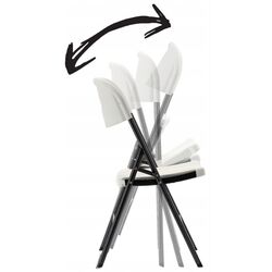 Стул складной GardenLine ZUM2545 (White/Black) Thumb