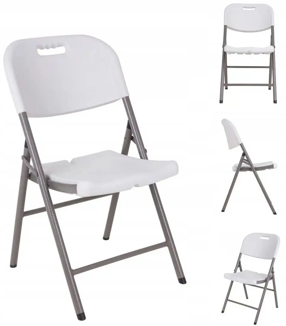 Scaun pliant GardenLine ZUM4765 (White/Grey)