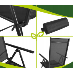Set scaune pliabile Gardlov 27674 (Black) Thumb