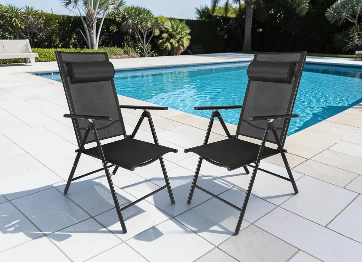 Set scaune pliabile Gardlov 27674 (Black)