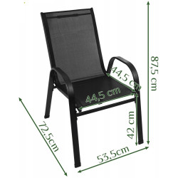 Набор стульев Gardlov 27565 (Black) Thumb