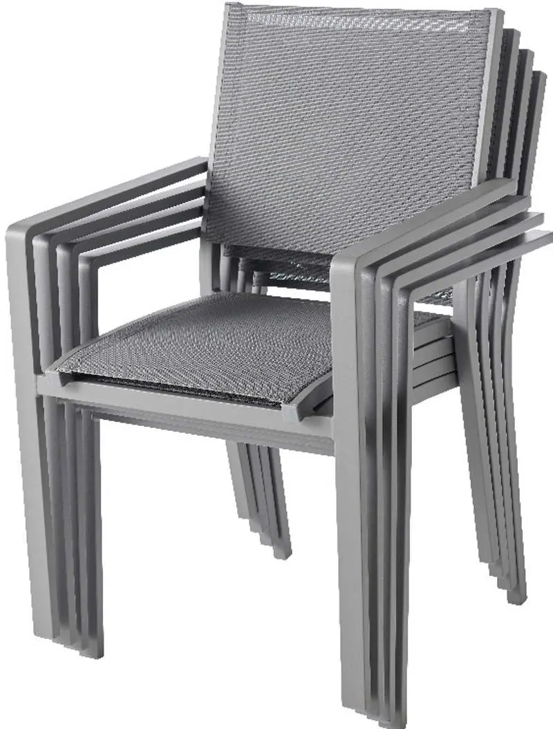 Scaun de gradina GoodHome Batz (Grey)