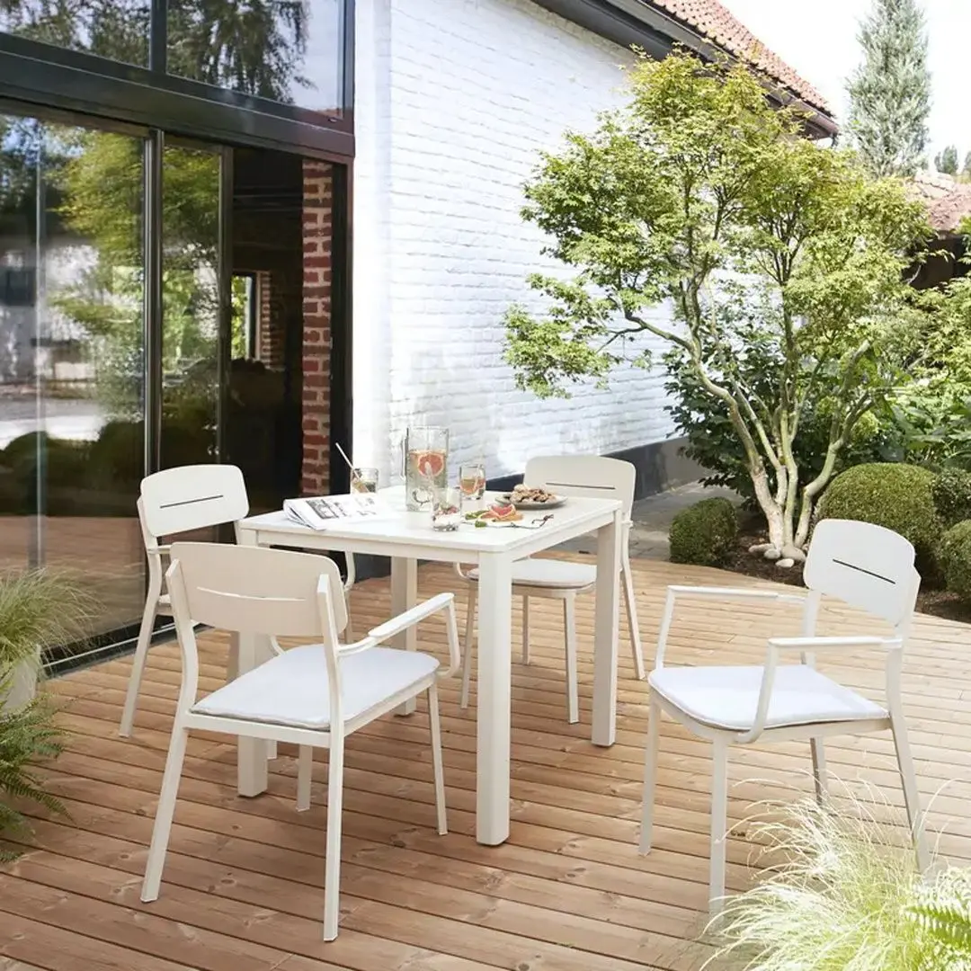 Scaun pliabil GoodHome Santorin (Cream)