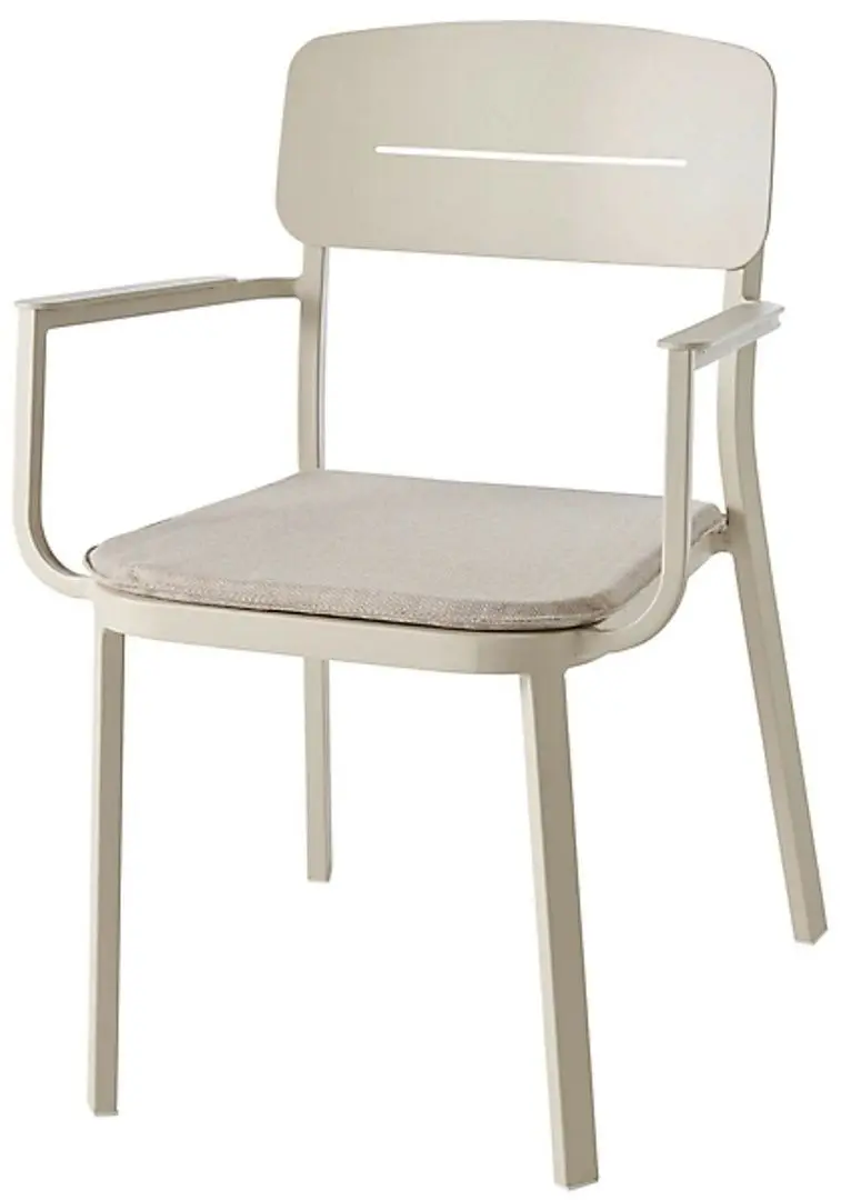 Scaun pliabil GoodHome Santorin (Cream)