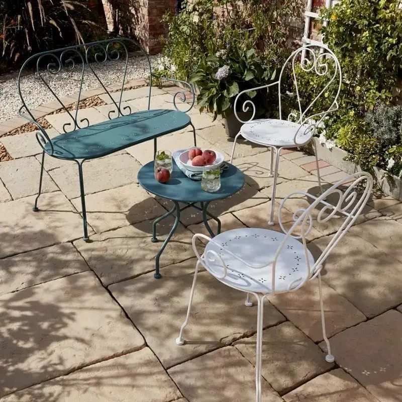 Scaun GoodHome Vernon (White) - 5