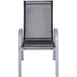 Садовый стул Greemotion Dublin 131601 (Black/Silver) Thumb