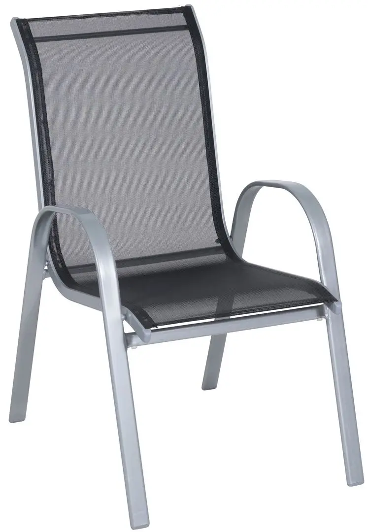 Садовый стул Greemotion Dublin 131601 (Black/Silver) - 3