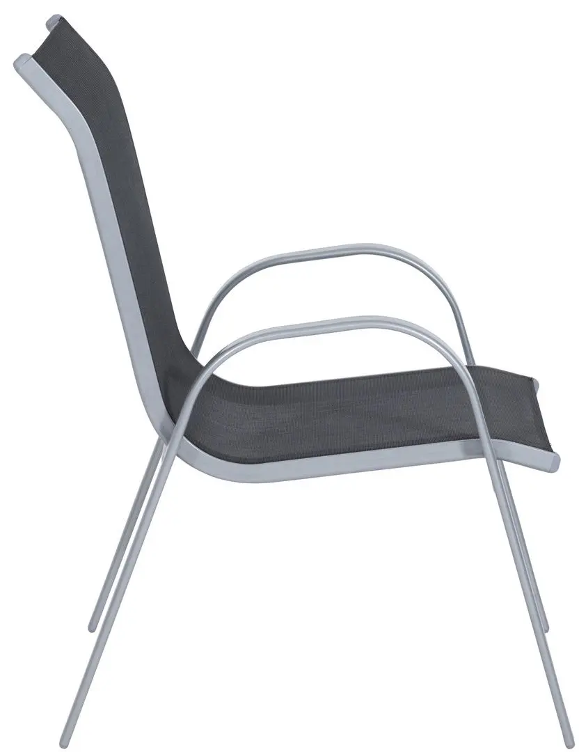 Садовый стул Greemotion Dublin 131601 (Black/Silver) - 4