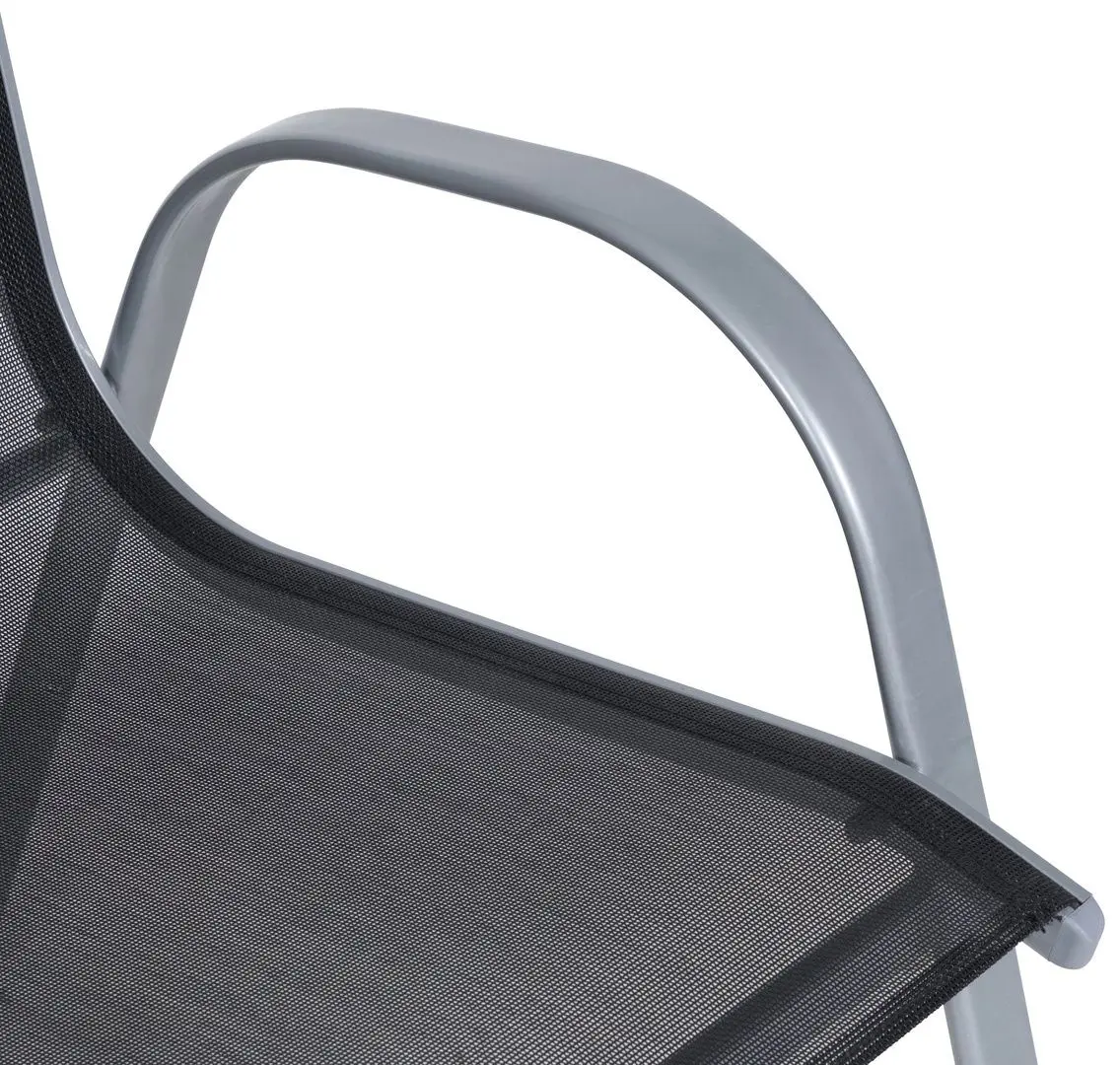 Садовый стул Greemotion Dublin 131601 (Black/Silver) - 7