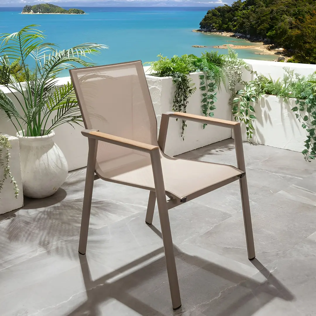 Scaun de gradina Halmar Hover (Beige/Cappucino)
