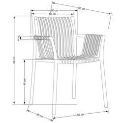 Садовый стул Halmar K492 (Gray) Thumb