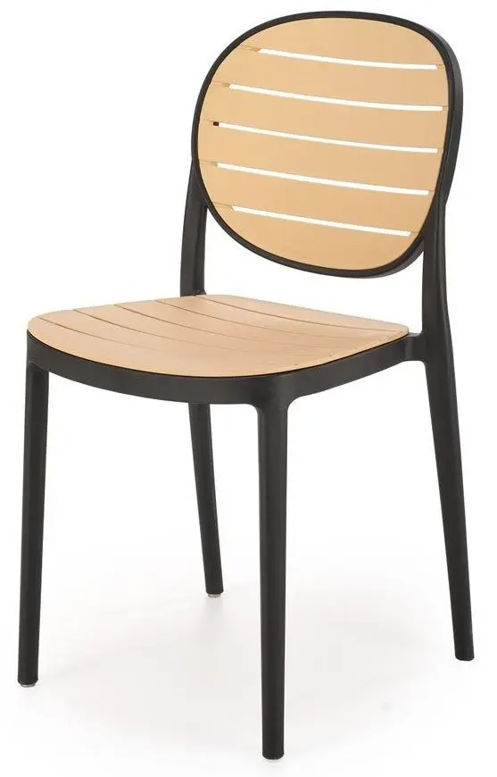 Scaun de gradina Halmar K529 (Black/Beige)