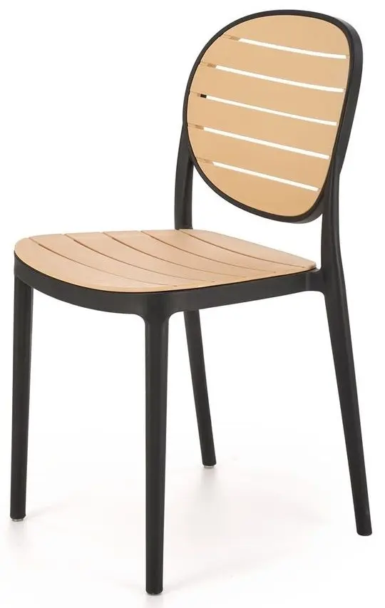 Scaun de gradina Halmar K529 (Black/Beige)