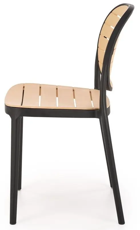 Scaun de gradina Halmar K529 (Black/Beige)