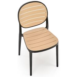 Scaun de gradina Halmar K529 (Black/Beige) Thumb
