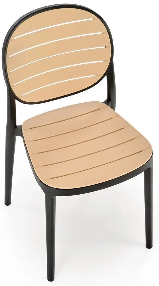 Scaun de gradina Halmar K529 (Black/Beige)