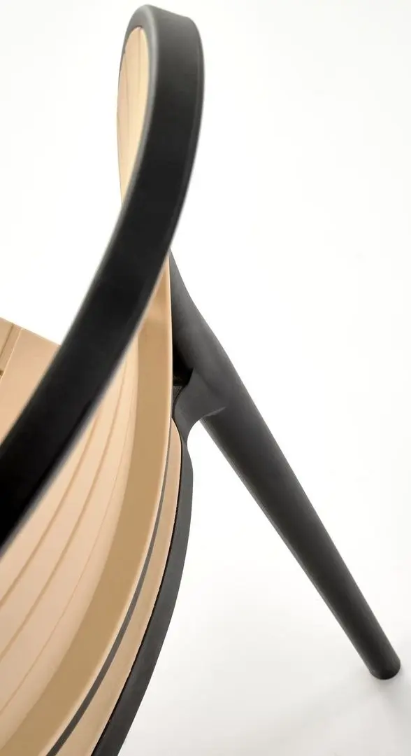 Scaun de gradina Halmar K529 (Black/Beige)