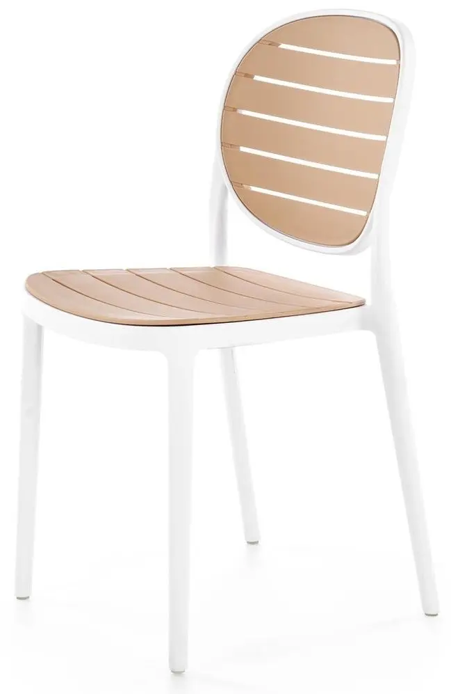 Scaun de gradina Halmar K529 (White/Beige)
