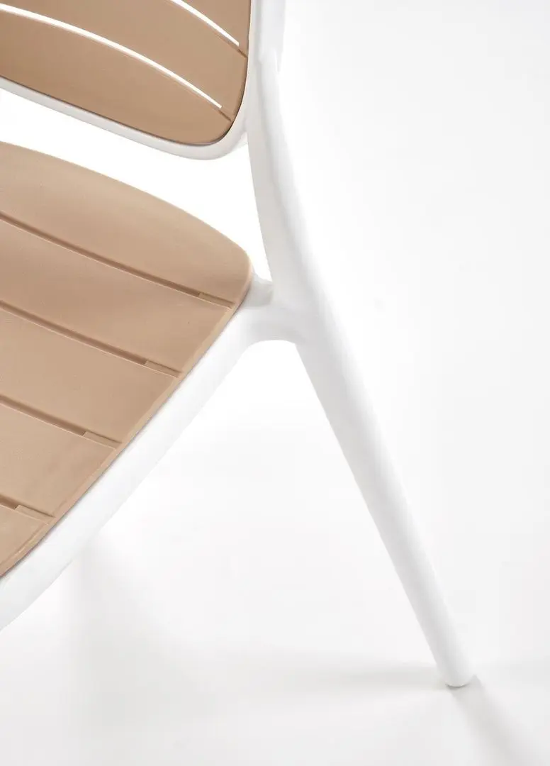 Scaun de gradina Halmar K529 (White/Beige)