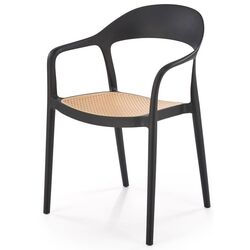 Scaun de gradina Halmar K530 (Black/Beige) Thumb