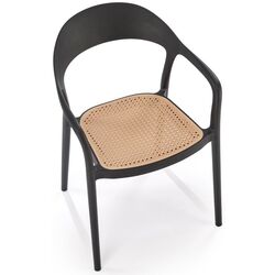 Scaun de gradina Halmar K530 (Black/Beige) Thumb