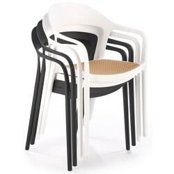 Scaun de gradina Halmar K530 (Black/Beige) Thumb