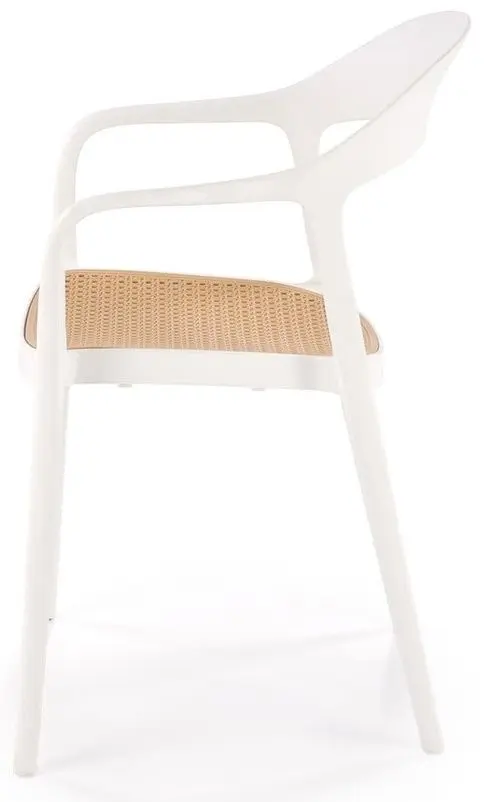 Scaun de gradina Halmar K530 (White/Beige)