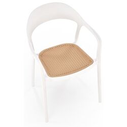 Scaun de gradina Halmar K530 (White/Beige) Thumb