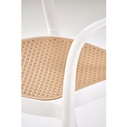 Scaun de gradina Halmar K530 (White/Beige) Thumb