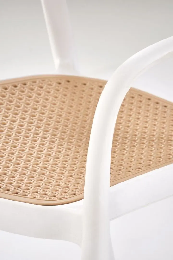 Scaun de gradina Halmar K530 (White/Beige)