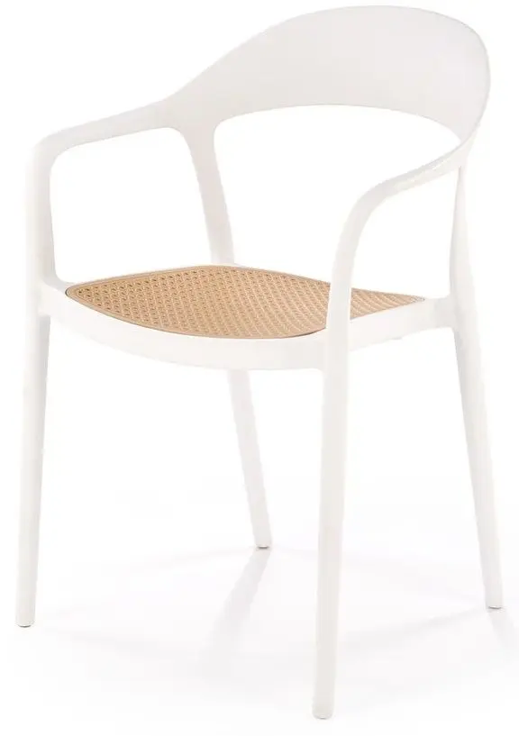 Scaun de gradina Halmar K530 (White/Beige)