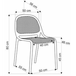 Садовый стул Halmar K532 (Khaki) Thumb