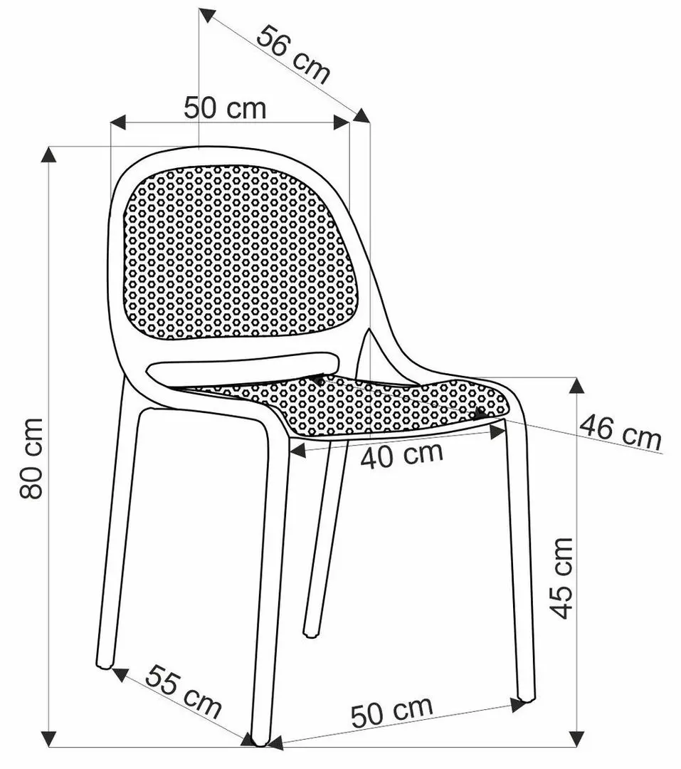 Садовый стул Halmar K532 (Khaki)