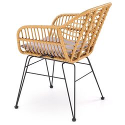 Scaun de gradina Halmar K541 (Natural/Black/Grey) Thumb