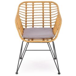 Scaun de gradina Halmar K541 (Natural/Black/Grey) Thumb