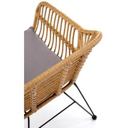 Scaun de gradina Halmar K541 (Natural/Black/Grey) Thumb